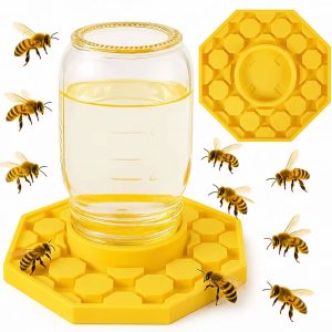 Bee Watering Station Orange Bee Feeder Waterer - Pack of 3